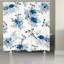  Rideau de douche Whispering Blue Botanicals