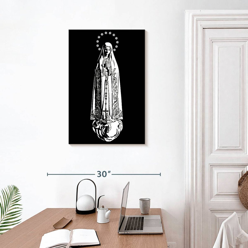 Leisha Mother Mary, 30" H x 20" W
