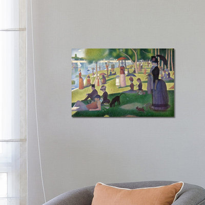Sunday Afternoon On The Island Of La Grande Jatte by Georges Seurat - Wrapped Canvas Gallery-Wrapped Canvas Giclée