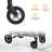 Stroller Wagon For 2 Kids,  Wagon Cart Featuring 2 High Seat With 5-point Harnesses And Adjustable Canopy, Foldable Push-pull Rod Wagon Stroller For Garden, Stroller, Camping, Grocery Cart