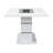 Westminster White 79.5" Pedestal Dining Table