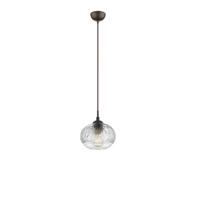 Devon 1 - Light Brown Teardrop Pendant