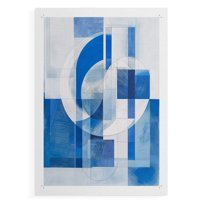 ABSTRACT Series XCV - Impression sur toile seulement - NON CADRE, H 48 po x l 32 po