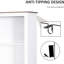 Armoire de rangement autoportante pour la maison - 69 po blanche avec double porte et 3 tablettes pour salle de bain