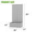59" H x 30" W x 12" D Outdoor Metal Planter Box with Trellis Decor Raised Garden Bed with Lattice Panel for Patio-1960117177-1960117164-1960117166