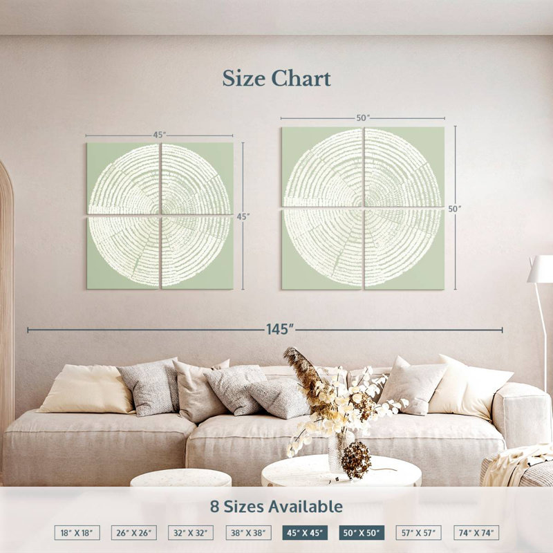 Avery Circles Of Life I, H 50 po x l 50 po