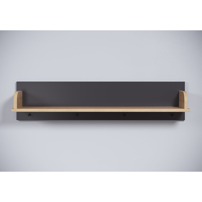 Glick Floating Shelf, Light brown/Grey