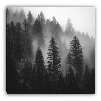Ridge Line Haze Wrapped Canvas Wall Art