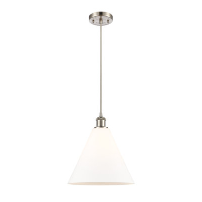 Luminaire suspendu conique à 1 lumière