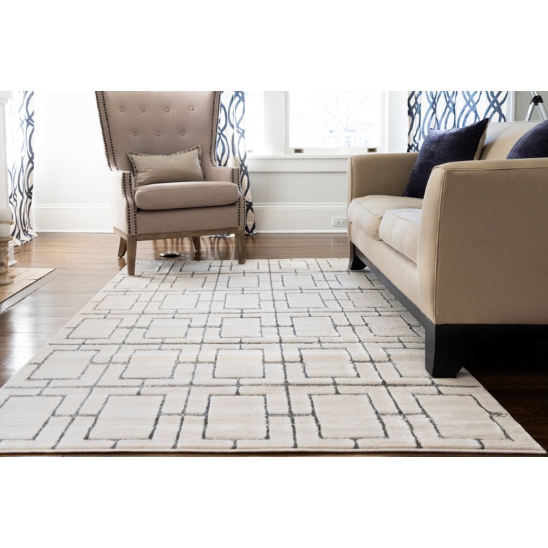 Geometric Area Rug, Rectangle 274 x 366cm