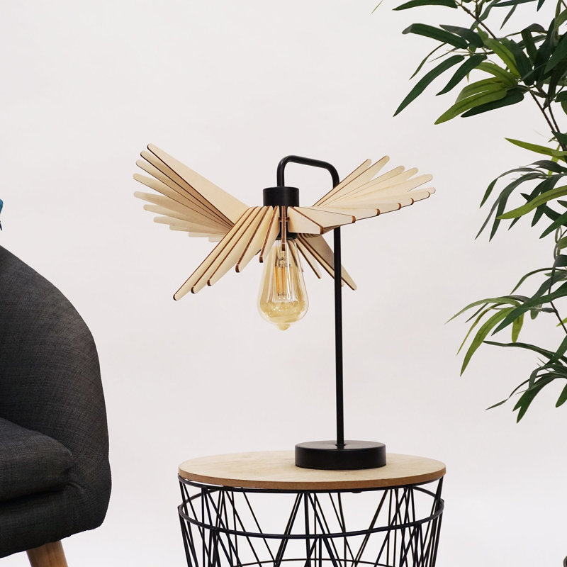 Lampe fantaisie en bois massif Alba