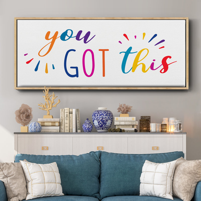 Rainbow Got This - Toile encadrée, H 8 po x l 20 po