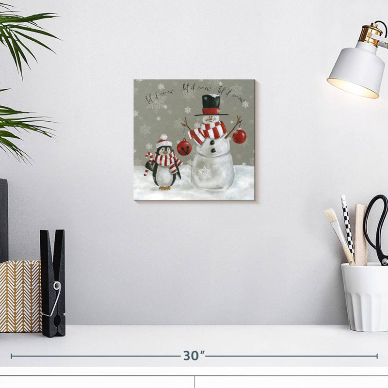 Pingouins de neige Lelend «Let It Snow», H 10 po x l 10 po