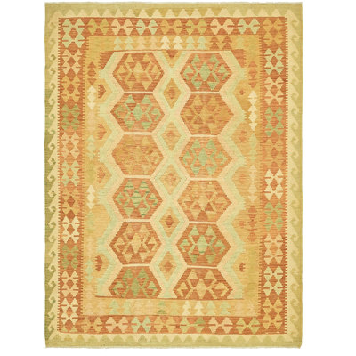 Elland One-of-a-Kind 4'10" X 6'7" New Age Wool Area Rug in