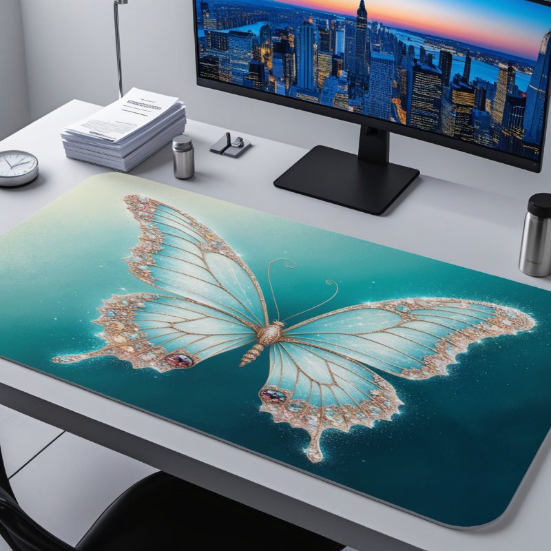 Polyester Desk Pad, 23.6x13.8