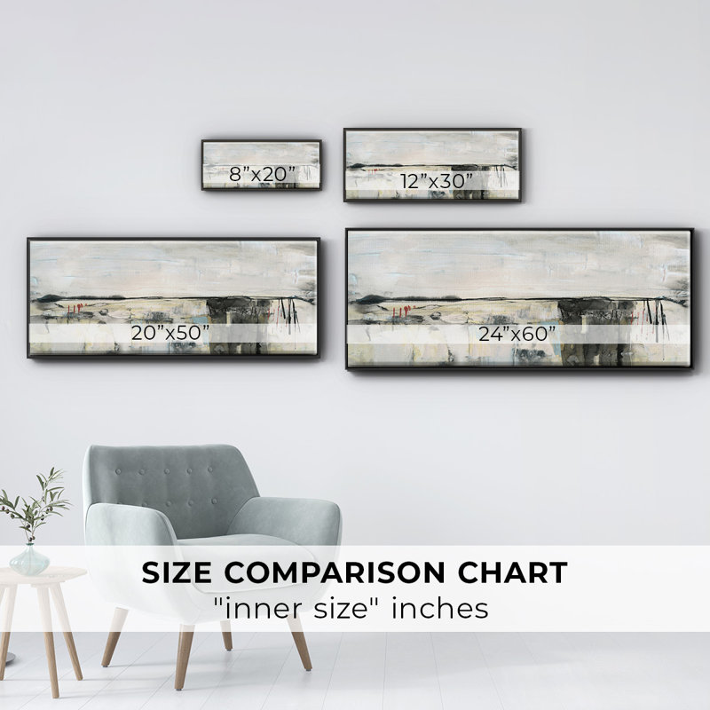 Valley View II- Framed Canvas