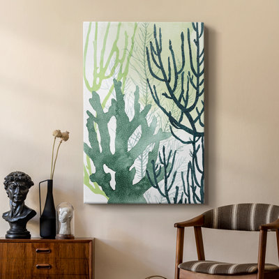 Corail texturé I - galerie Cavas sur mesure