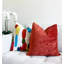 Housse de coussin en chenille unie-108655454-113111362
