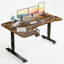 Bureau debout électrique en L 59 "x 40" avec contrôleur de mémoire, série DESK-QWA-4E2B-22-1654766342