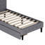 Lit plateforme tapissier simple capitonné Buchman-88630565