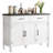 47.2" Large Buffet Cabinet Sideboard With Drawers,Shelves And Doors-1623056358