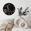 Horloge murale en bois 10 po, mouvement silencieux, à piles (piles AA non incluses), décor artistique, parfait pour les décorations