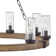 Sawyer 9-Light Single Tier Outdoor Rustic Chandelier