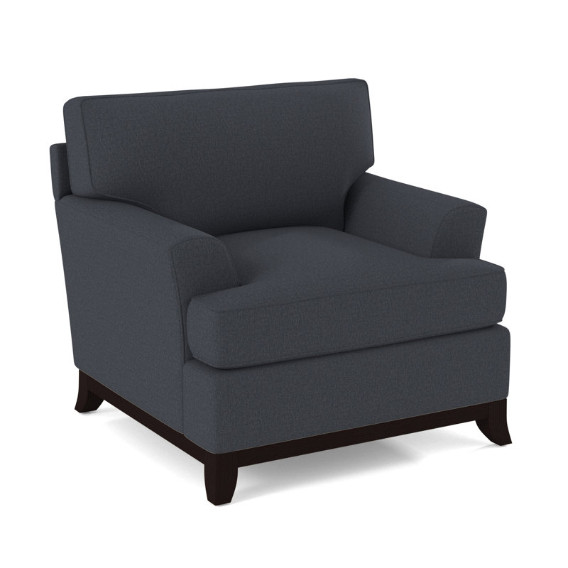 Oaks Way Armchair, Blue Geometric; 0425-63, Java