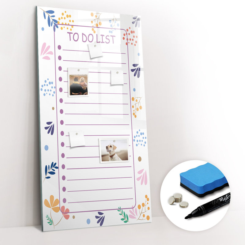 Magnetic Glass Dry Erase Board