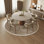 Medieval Style Rock Slab Small Round Table