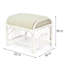 Repose-pieds rectangulaire large de 18 po Eukleides-1341693617