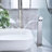 Single Handle Bathroom Vanity Sink Faucet with Waterfall Spout-115827412