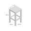 Solis Acacia Outdoor Stool