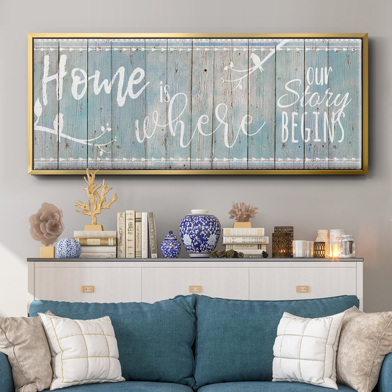 Home Home - Toile encadrée, H 12 po x l 30 po
