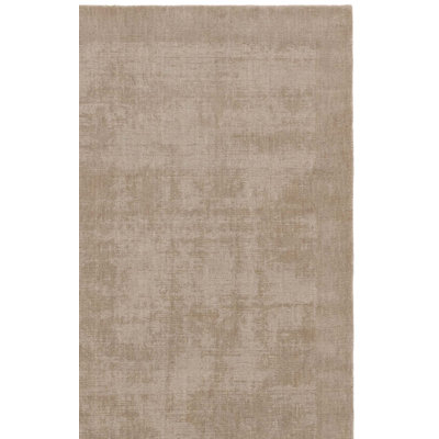 Mirage Hand Loomed Wool;Cotton Solid Color Rug