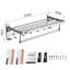 Porte-serviettes 23,6 pouces avec porte-serviettes pliable-121301288