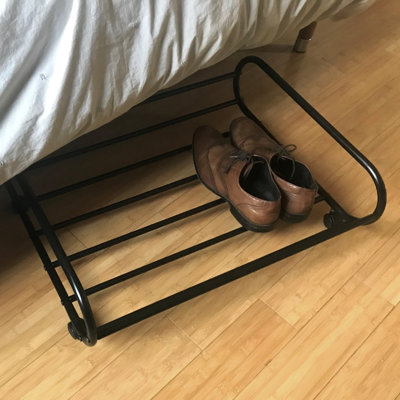 Metal Underbed Storage Rolling Cart
