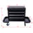3-drawer Tool Cabinet Tool Chest Rolling Tool Cart Black