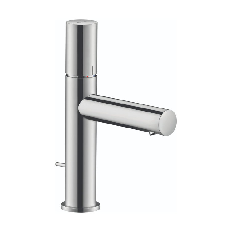 AXOR Uno Single-Hole Faucet 110 with Zero Handle and Pop-Up Drain, 1.2 GPM