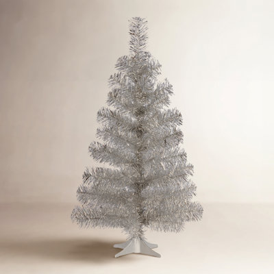 Silver Tinsel Tree