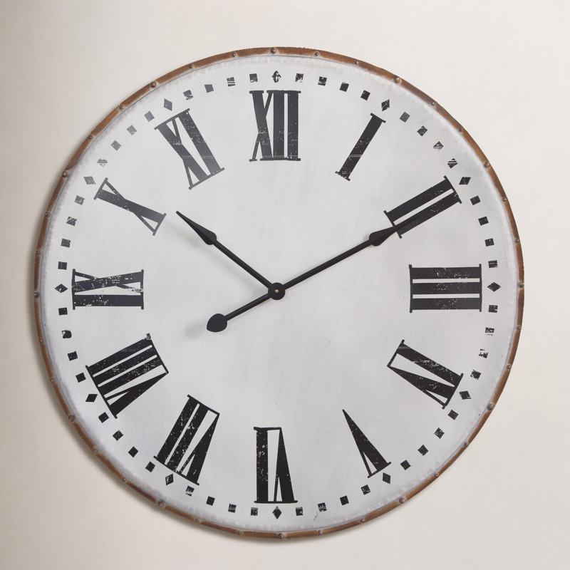 Topeka Metal Wall Clock