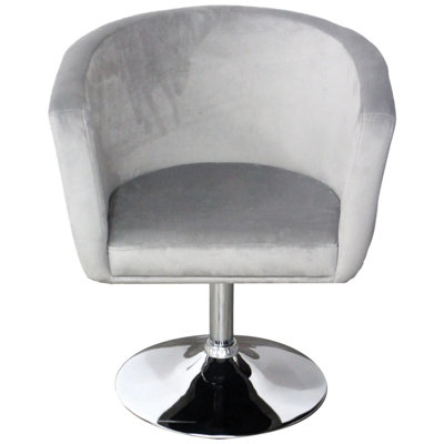 Simone Vanity Swivel Armchair with 360 Degree Rotation, Modern Makeup Seat with Adjustable Height by Everly Quinn