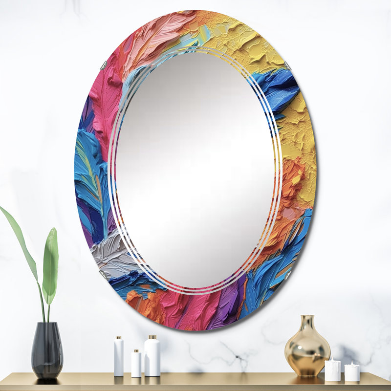 Barkhad Oval Mirror, 36" x 24"