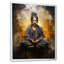«Black and Gold Yogic Meditation - Yoga», impressions d'art mural-97203071-97203072
