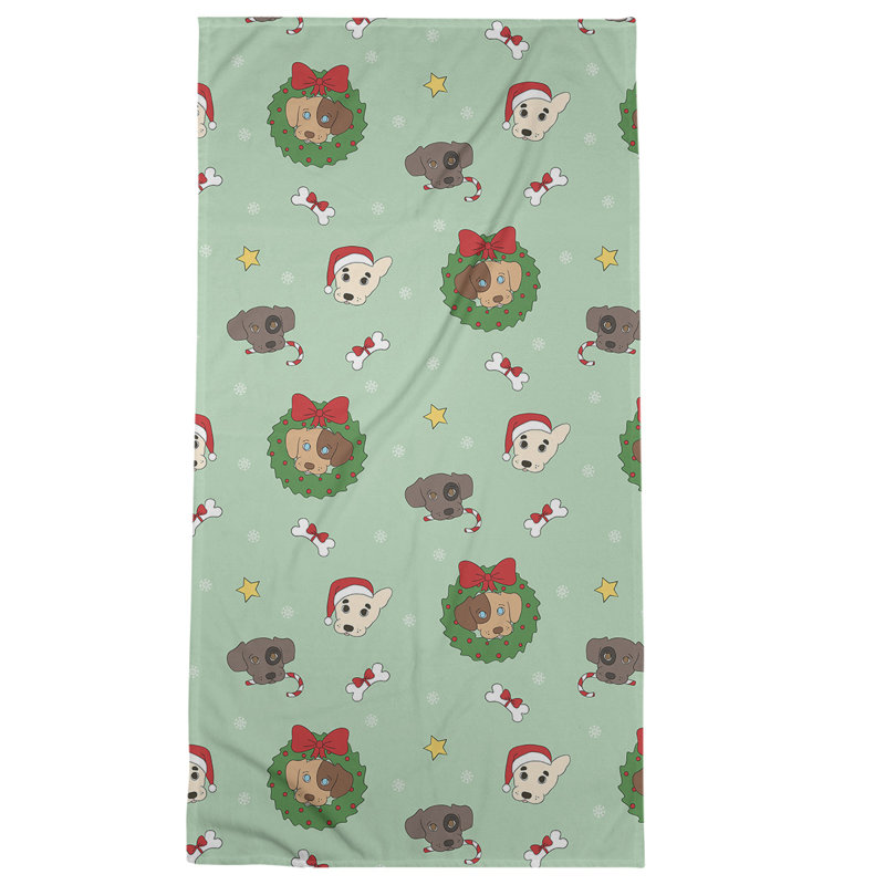 Beach Towel, Mint, Poly/Cotton