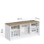 10 Pair Shoe Storage Bench