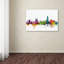 «Barcelona Barcelona Skyline» par Michael Tompsett - impression d'art graphique-15823166