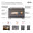 ILVE Nostalgie II Series 48 inch Dual Fuel Range with 8 Black Brass Burners (Limited Edition) (Glass Door)-114576249-114576252