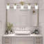 Éclairage de salle de bain à intensité variable à 5 lumières Charlbury-402889258