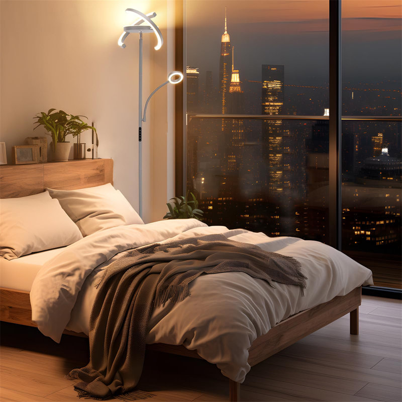 173.5cm LED Arched Floor Lamp